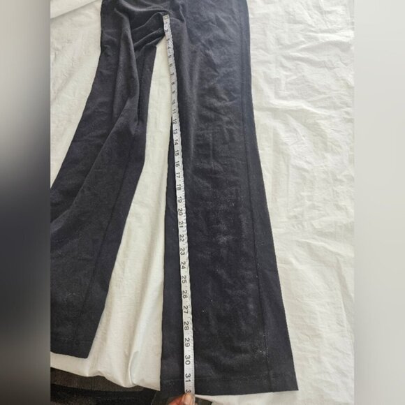 Lululemon Astro Heathered Pant. Black Grey Cross Cross. Size 4 - Picture 12 of 15